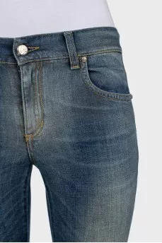 Джинсы skinny fit на средней посадке