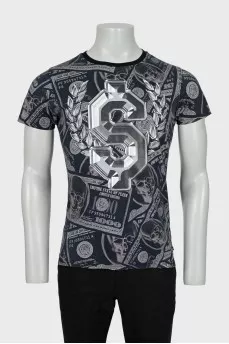 Men's Slim Fit Printed T-Shirt