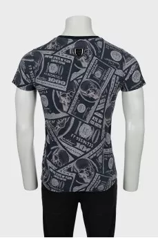 Men's Slim Fit Printed T-Shirt