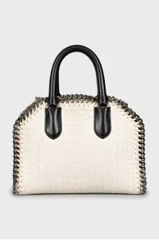 Сумка Falabella Mini Crocodile-Embossed Box