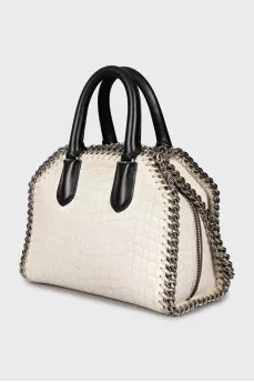 Сумка Falabella Mini Crocodile-Embossed Box