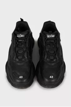 Men's black Triple S sneakers