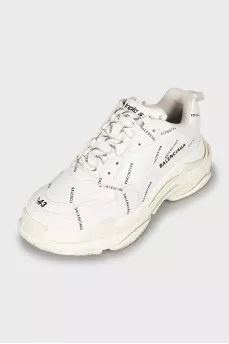 Men's white Triple S sneakers