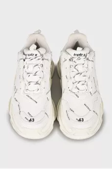 Men's white Triple S sneakers
