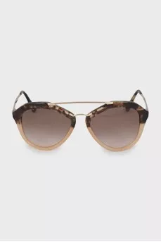 Printed browline sunglasses