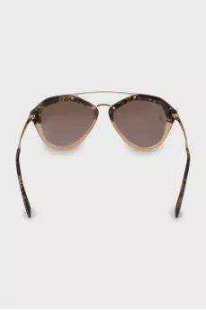 Printed browline sunglasses