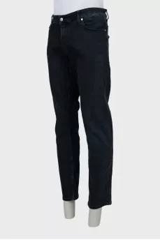 Men's slim fit jeans in black