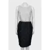 Two tone dress with belt