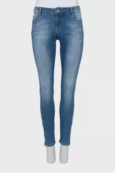 Джинсы skinny fit с молнией снизу