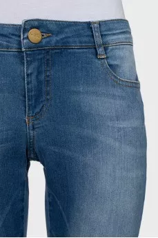 Джинсы skinny fit с молнией снизу