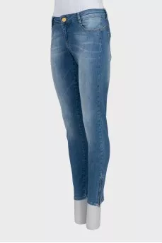 Джинсы skinny fit с молнией снизу