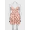 Mini dress with straps