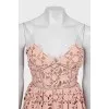 Mini dress with straps