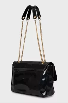 Lacquer bag with golden decoration