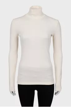 Slim fit beige golf