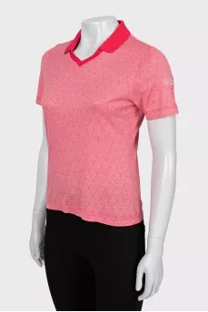 Printed cropped T-shirt