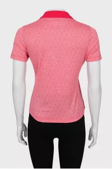 Printed cropped T-shirt
