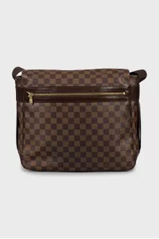 Men's checkered crossbody bag