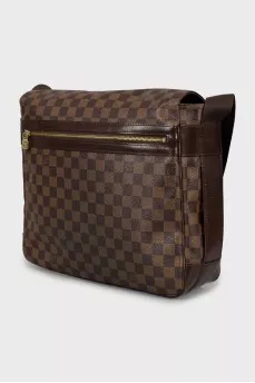 Men's checkered crossbody bag
