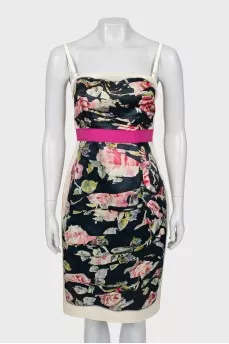 Floral strappy dress