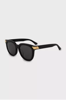 Сонцезахисні окуляри wayfarer із золотистим декором