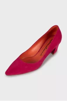 Pink suede shoes