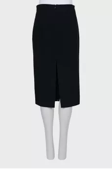 Pencil skirt with stripes