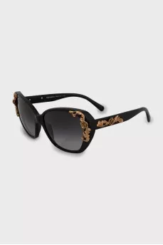 Сонцезахисні окуляри з металевим декором