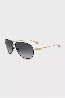 Men's sunglasses with logo on arms