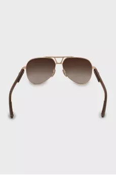 Men's sunglasses with printed arms