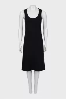 Black strappy dress