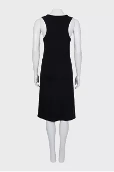 Black strappy dress
