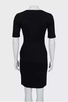 Wool fitted dress