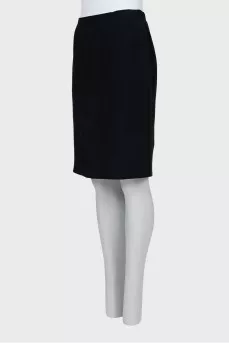 Pencil skirt with back slit