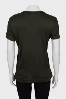 Green T-shirt with sequins