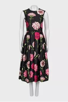 Floral midi dress