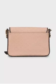 Crossbody bag with embossed print