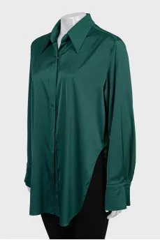 Oversized silk shirt