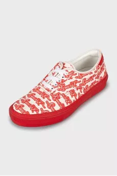 Men's sneakers in text print