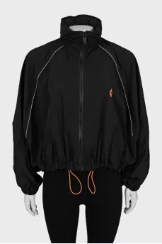 Relaxed cropped windbreaker