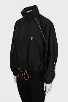 Relaxed cropped windbreaker