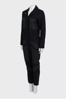 Jumpsuit with patch pockets