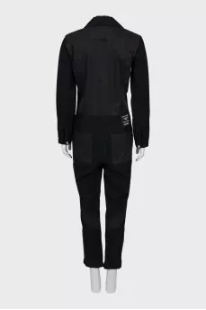 Jumpsuit with patch pockets