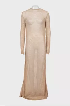 Long Sleeve Woven Dress