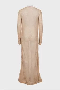 Long Sleeve Woven Dress