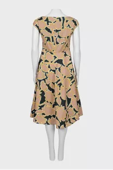 Slim fit print dress