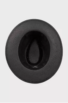 Braided hat with ribbon