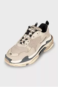 Triple S Chunky Sole Sneakers