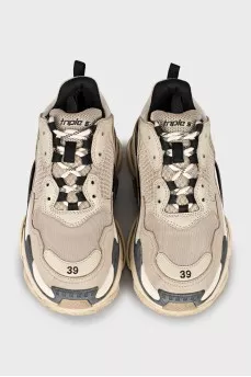 Triple S Chunky Sole Sneakers