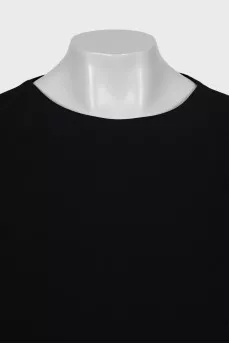 Long asymmetrical blouse